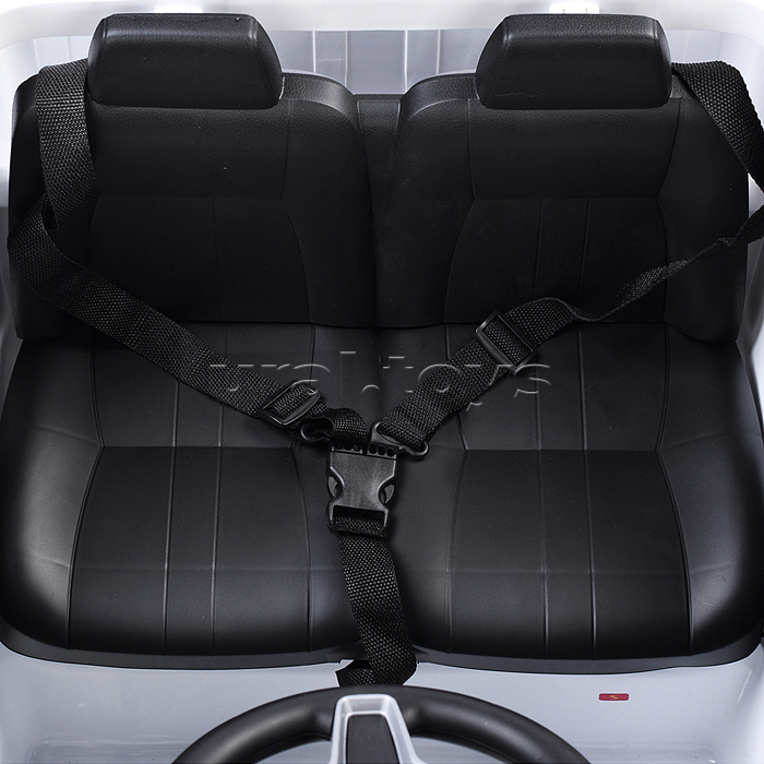 Электромобиль "Городской гигант" на аккумуляторе, с р/у управлением, в коробке (белый)