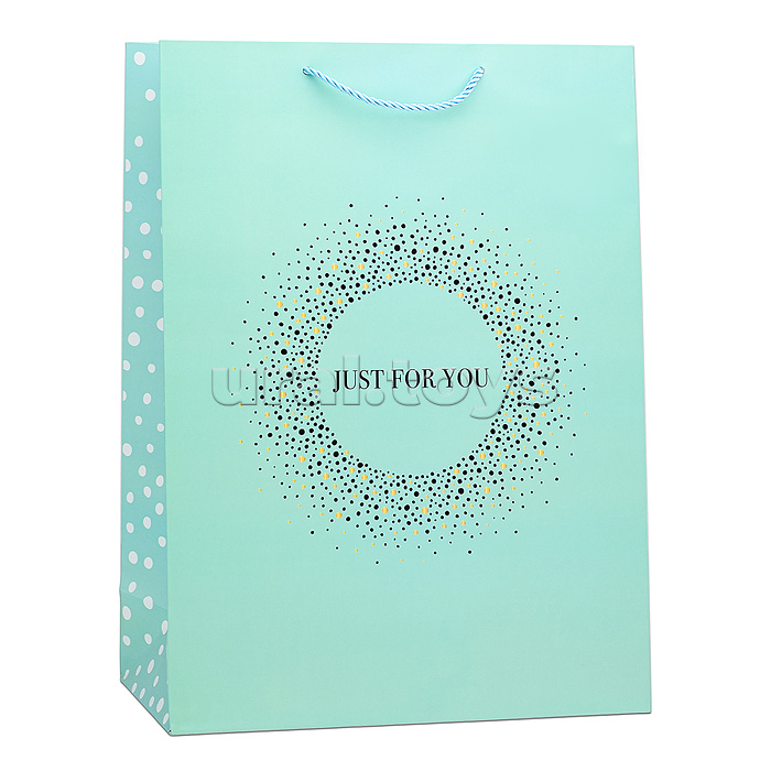 Пакет подарочный "Just for you" 30х41,5х12 см Пакет подарочный "Just for you" 30х41,5х12 см