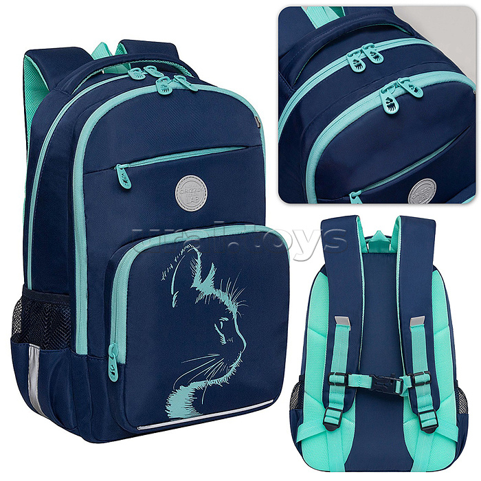 Рюкзак школьный (/1 синий)