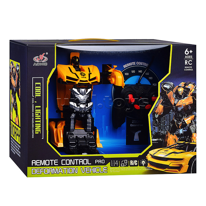 Машина трансформирующаяся в робота, р/у, 27 MHz, в коробке