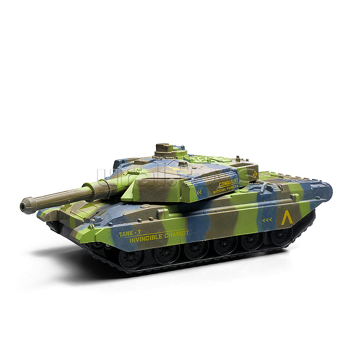 Машина "Военный грузовик" с танком р/у 27 MHz, в коробке