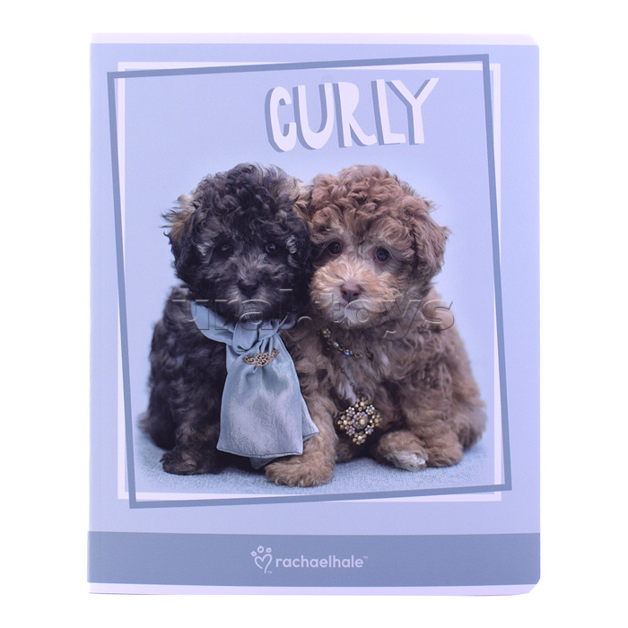 Тетрадь 48л А5 клетка, "Rachael Hale" на скобе , отделка софт-тач ламинация