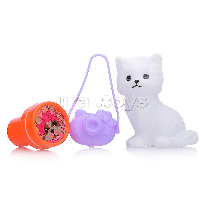 Набор питомец "Собачки, кролики, котята" с аксессуарами, в коробке