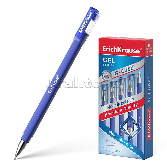 Ручка гелевая синяя G-Cube®, Ручка гелевая синяя G-Cube®,