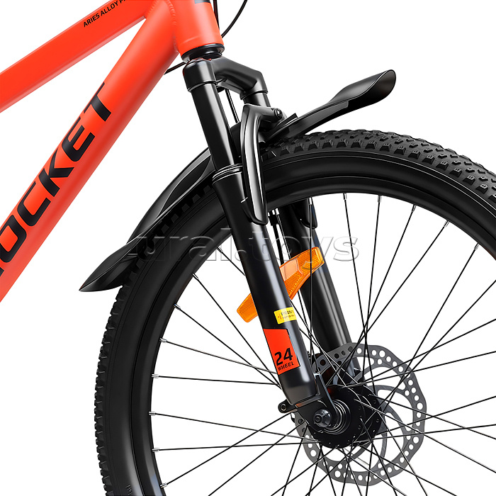 Велосипед 24" Rocket Aries Alloy Pro 2.0 , цвет красный, размер 13"