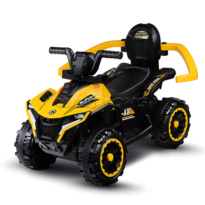 Электромобиль детский "Квадроцикл" (цвет желтый)