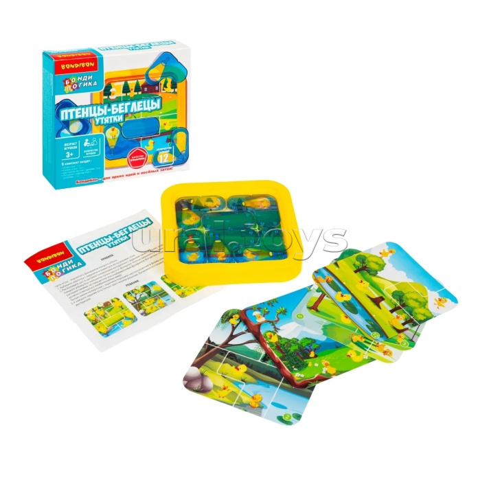 Игра настольная логическая БондиЛогика "Птенцы-беглецы. Утятки"