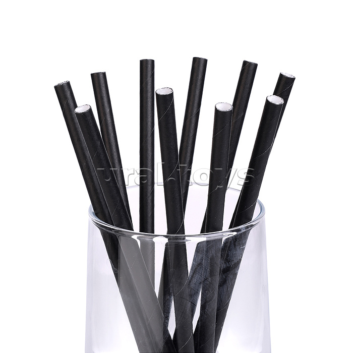 Набор посуды одноразовой "Гламурный кот" трубочки (10 шт)