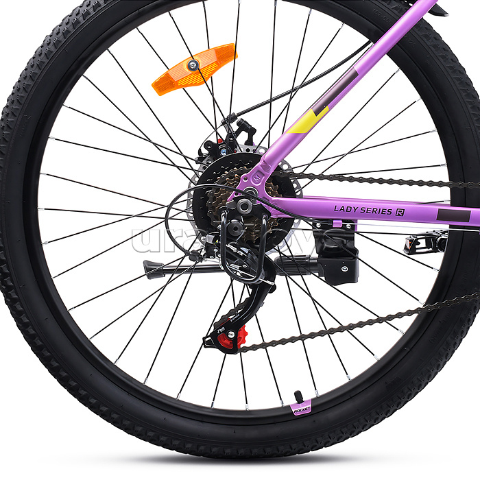 Велосипед 26" Rocket lady Alloy 26, цвет лиловый, размер 17"