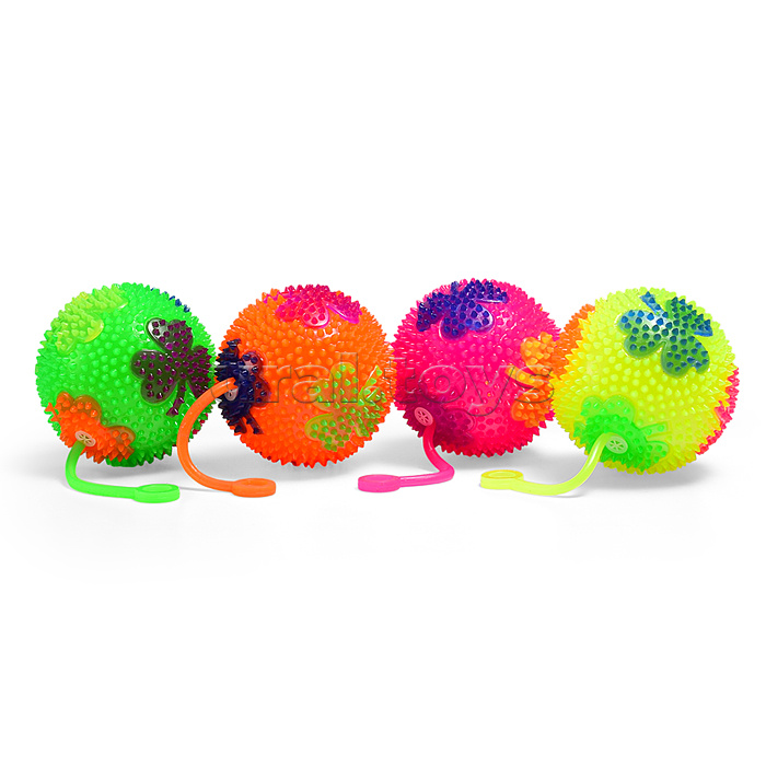 Игрушка-пищалка "Колючий клеверок" (7,5 см)  в коробке