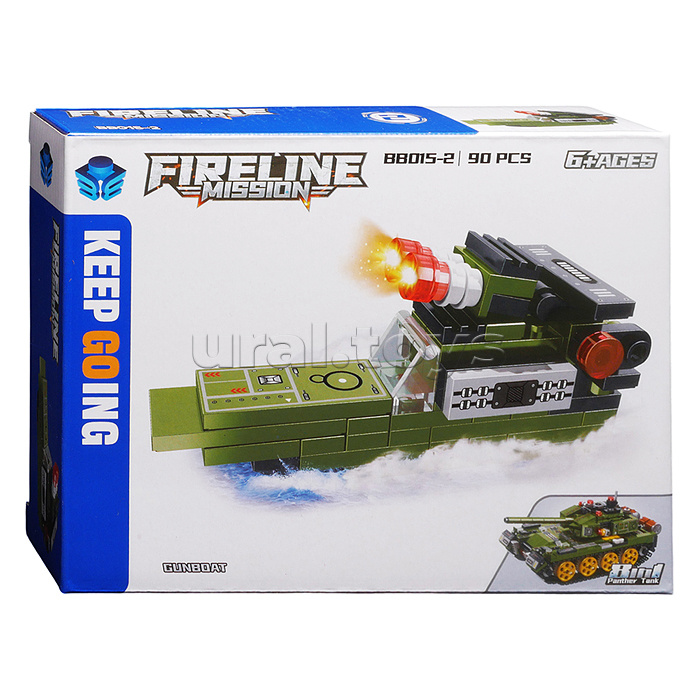 Конструктор "Танк" 8 в 1 (784 дет.) в коробке