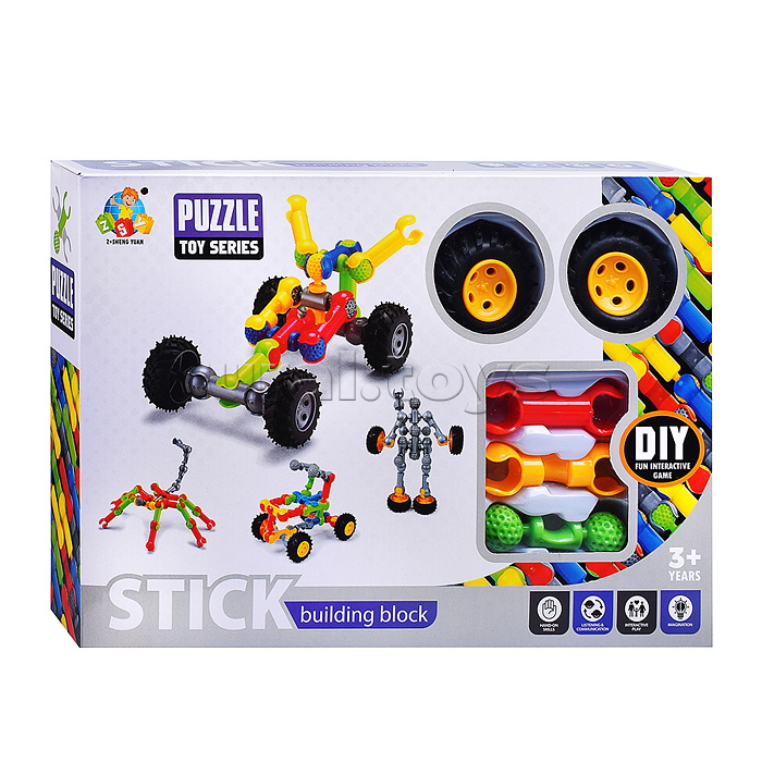 Конструктор "Квадроцикл" (27 дет.) в коробке