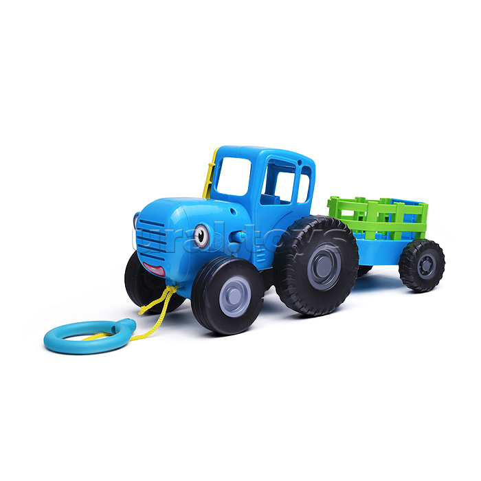 Каталка 25+ песен, стихов, звуков. пластик. свет "Синий трактор"