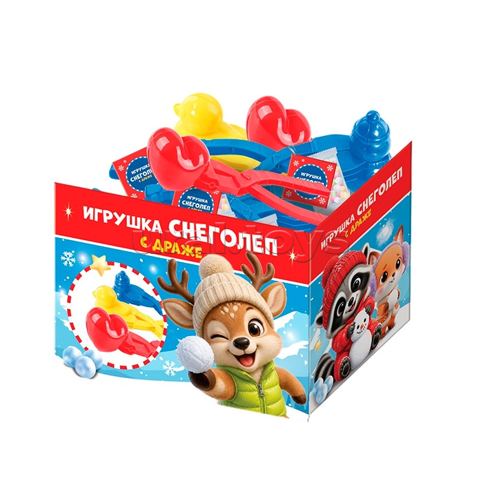 Игрушка Снеголеп с драже, Конфитрейд 12шт, 5г.