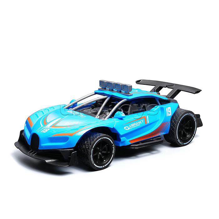 Машина "Турбо мощь" р/у, 27 MHz, со спреем, с аккум., в коробке