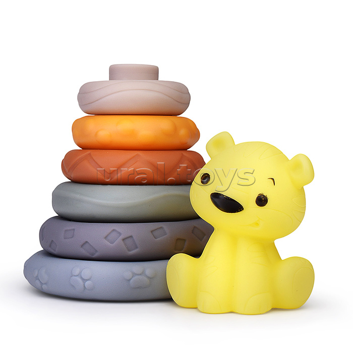 Пирамидка "Мишка-3" в сетке