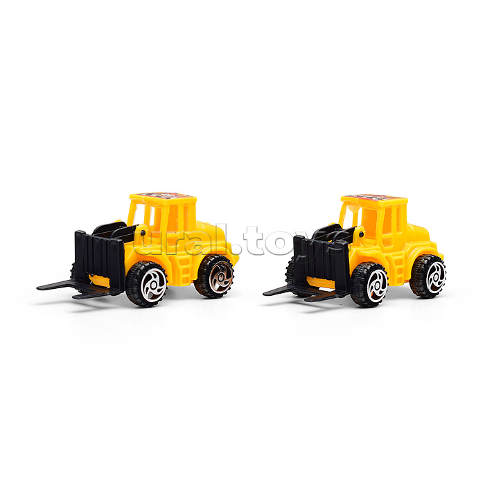 Автовоз с экскаватором, под колпаком