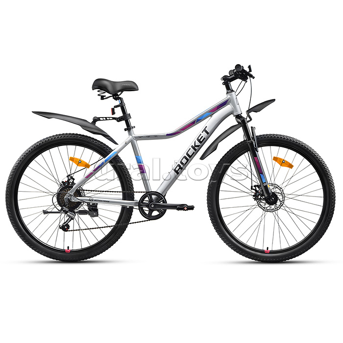 Велосипед 27,5" Rocket Vela alloy Pro 2.0, цвет серый, размер 17"