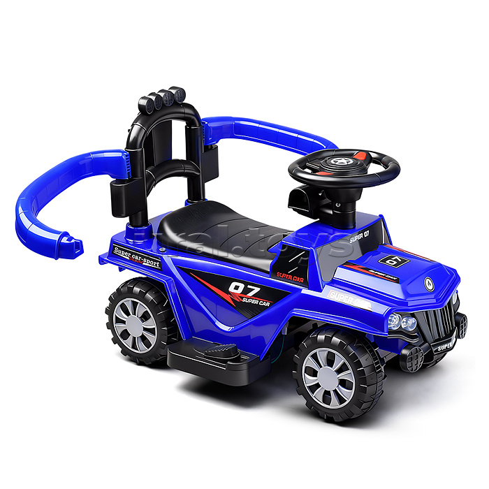 Каталка детская-электромобиль "Машина" (цвет синий)