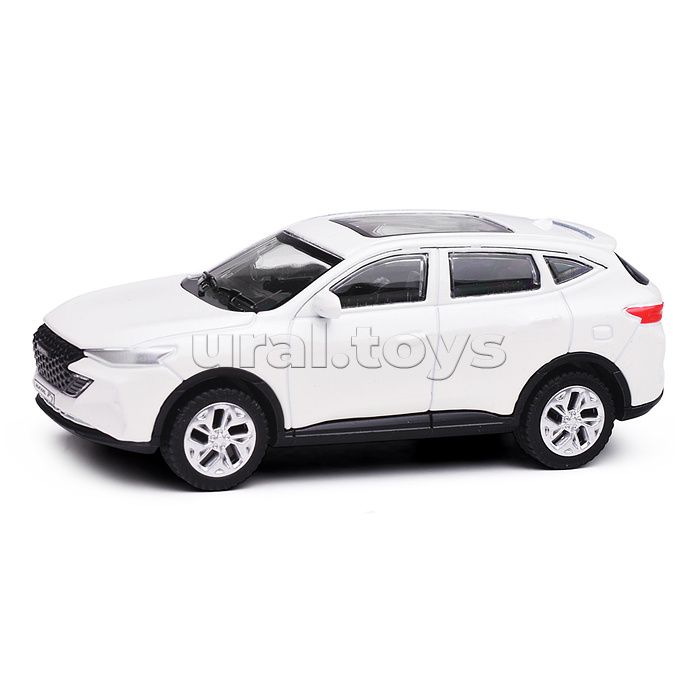 Машина металл Haval f7 10,5 см, (белый) инерц, в коробке