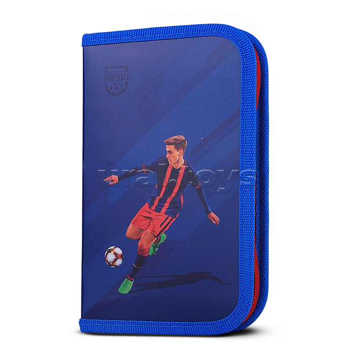Пенал 1-секц, большой "Звезда футбола" 190х115, ламинированный картон