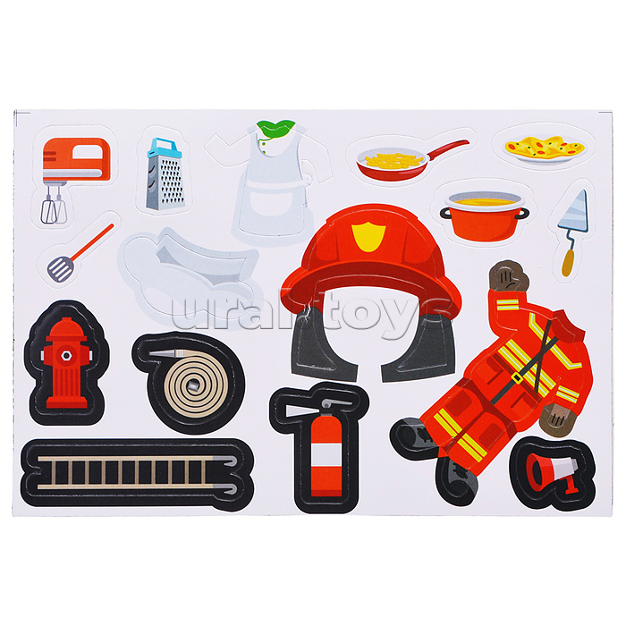 Игра магнитная "Одевашки. Профессии" Магнитные истории