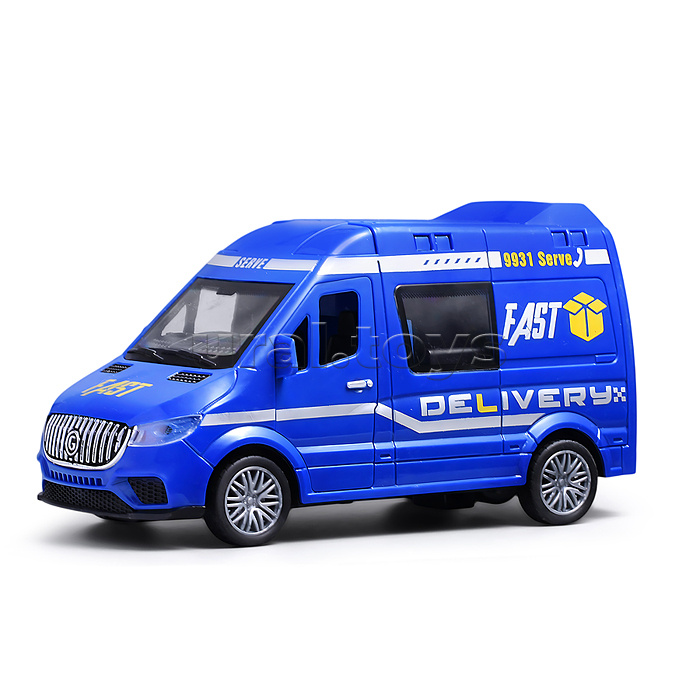 Машина со светом, музыкой и распылителем, в коробке