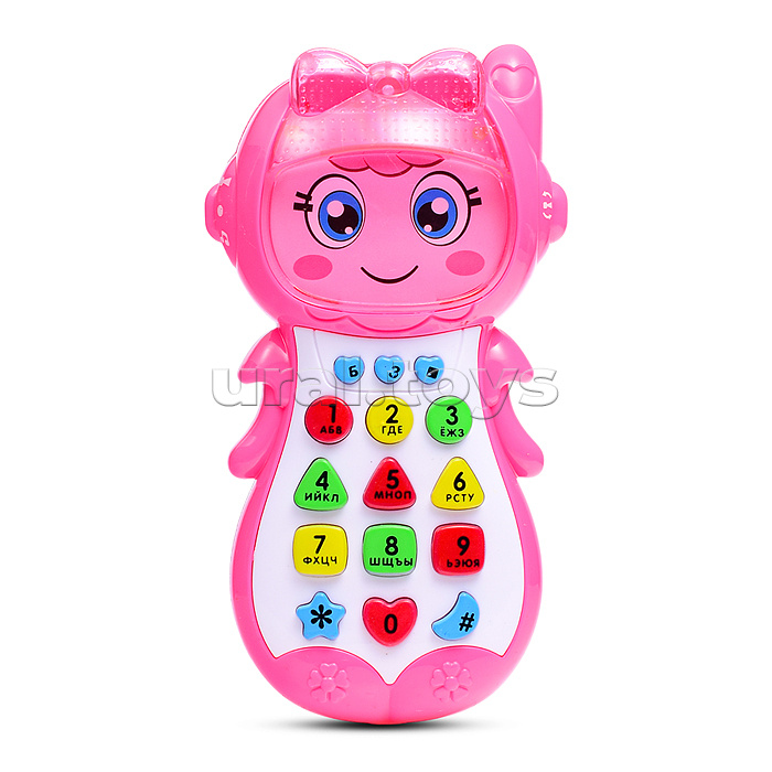 Телефон "Мой Умный Телефон" развивающий, на батарейках, в пакете