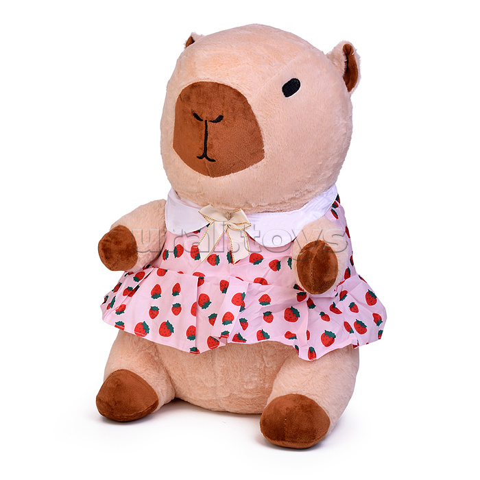 Мягкая игрушка "Капибара" с пледом