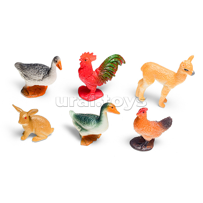 Набор животных "Зоосемья" в пакете