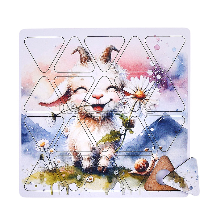 Головоломка Вкладыш "Овечка с колокольчиком"