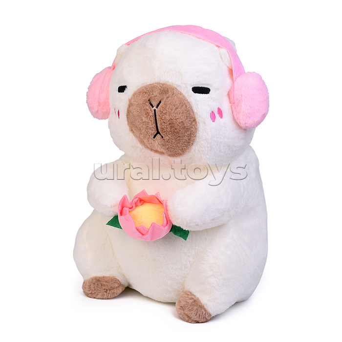 Мягкая игрушка "Капибара" с пледом