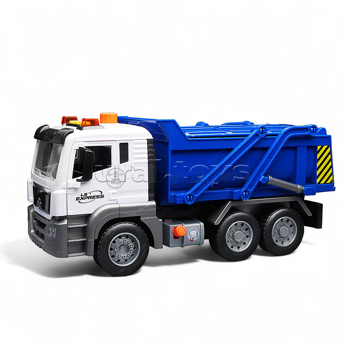 Машина "Самосвал" 1:10 (свет, звук) в коробке