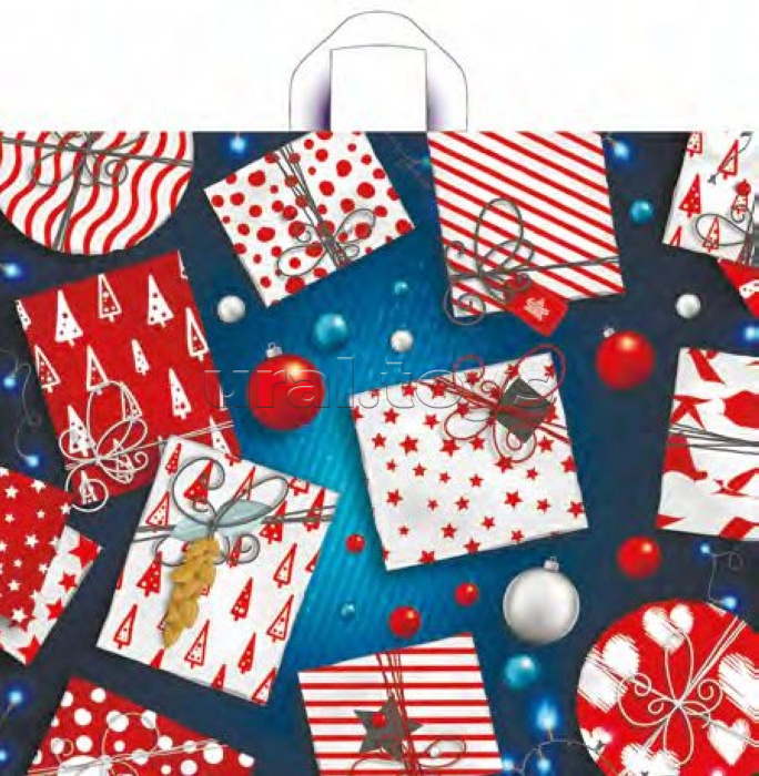 Пакет "Яркие подарки" пакет петлевой (500х600х60)