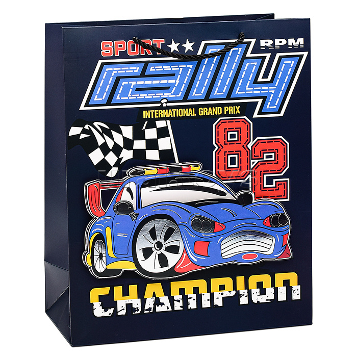 Пакет подарочный "Champion" 26х32х12 см Пакет подарочный "Champion" 26х32х12 см
