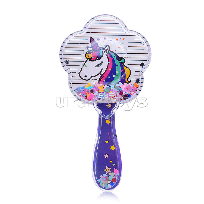 Расческа-шейкер "Радужный единорожка" Микс