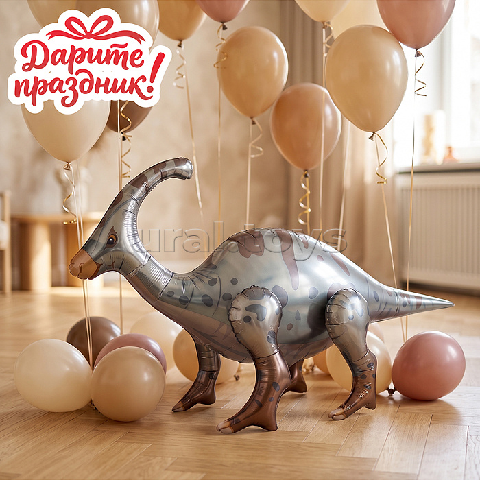 Интерьерное украшение Фигура-шар "Динозавр" (паразауролоф)