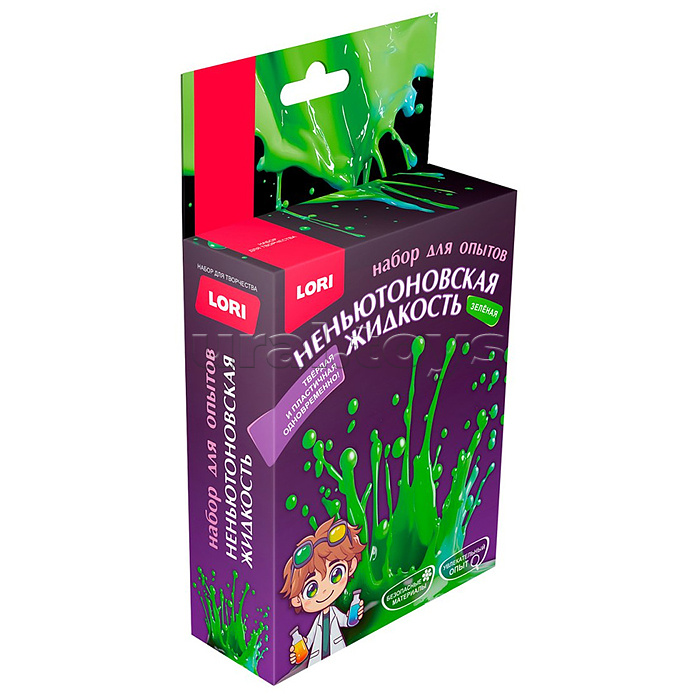 Химические опыты. Неньютоновская жидкость "Зелёная" Химические опыты. Неньютоновская жидкость "Зелёная"