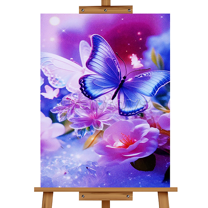 Мозаика алмазная "Чарующая бабочка" 20*30см.