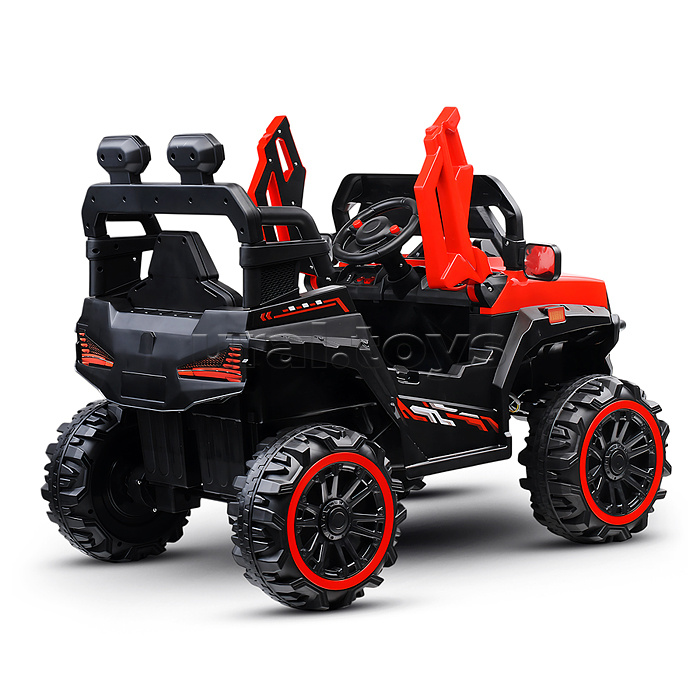 Электромобиль "Багги" с р/у управлением, четырехколесный (красный)