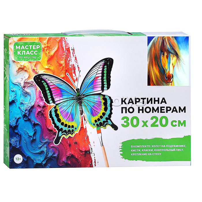 Набор для рисования "Картина по номерам 20*30 см. Лошадка"