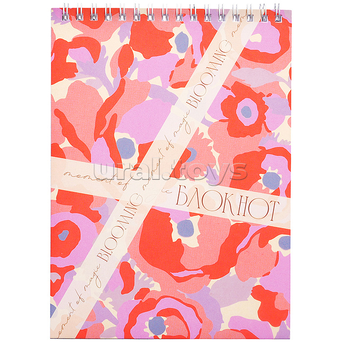 Блокноты А5 60л. "Moment Blooming.1" гребень