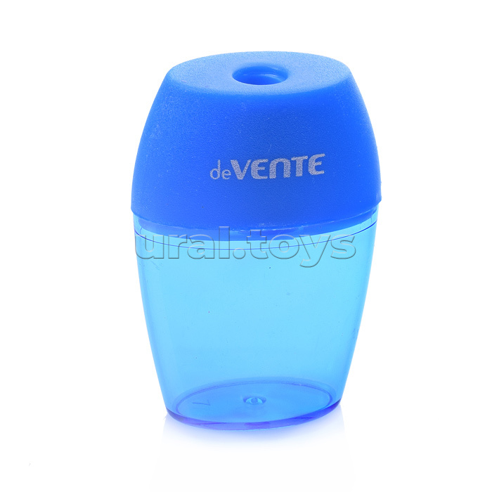 Точилка для карандашей, 1 отверстие, с контейнером, пластмассовая, овальная, в картонной коробке, ассорти Точилка для карандашей, 1 отверстие, с контейнером, пластмассовая, овальная, в картонной коробке, ассорти