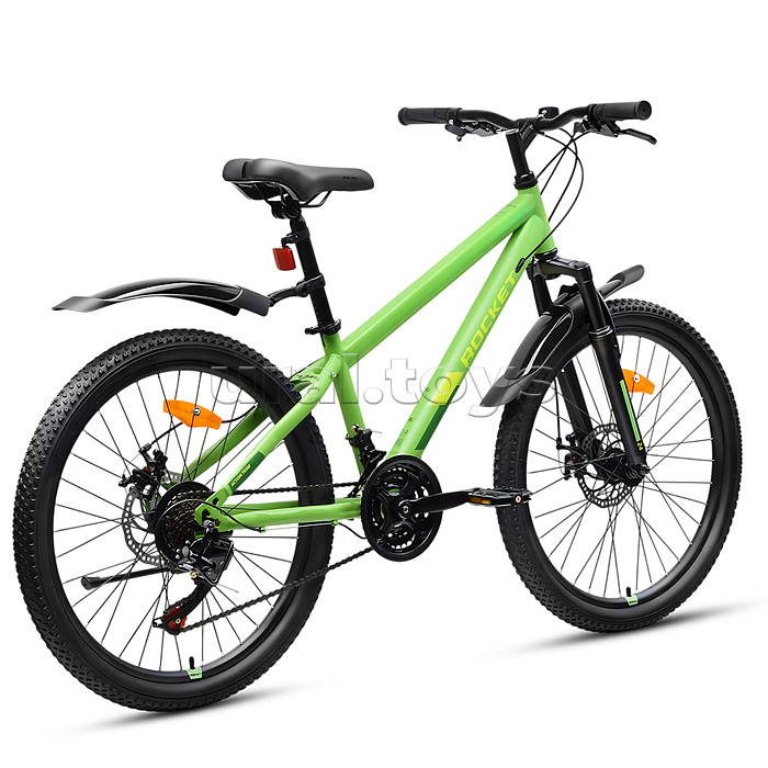 Велосипед 24" Rocket Aries 2.0 , цвет зеленый, размер 13"