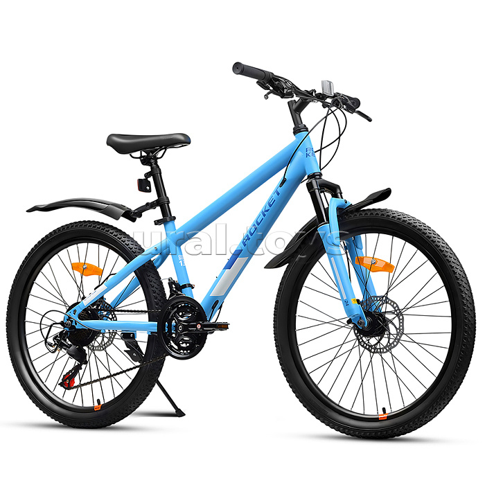 Велосипед 24" Rocket Aries 2.0 , цвет синий, размер 13"