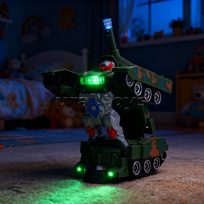 Танк "Робот-танк" на батарейках, в коробке