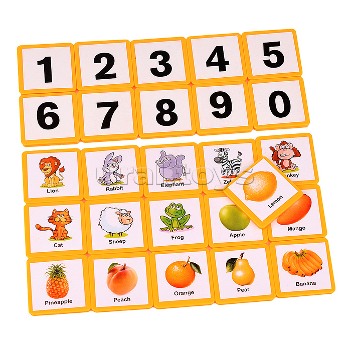 Конструктор магнитный, большой размер дет. (75 дет.), в пакете