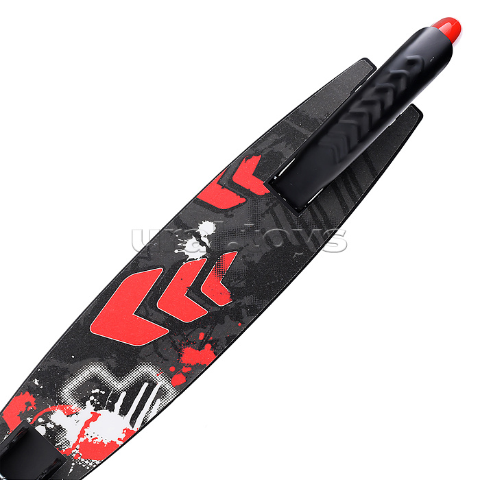 Самокат 2-х кол., красный, d 200 мм., PU, в коробке