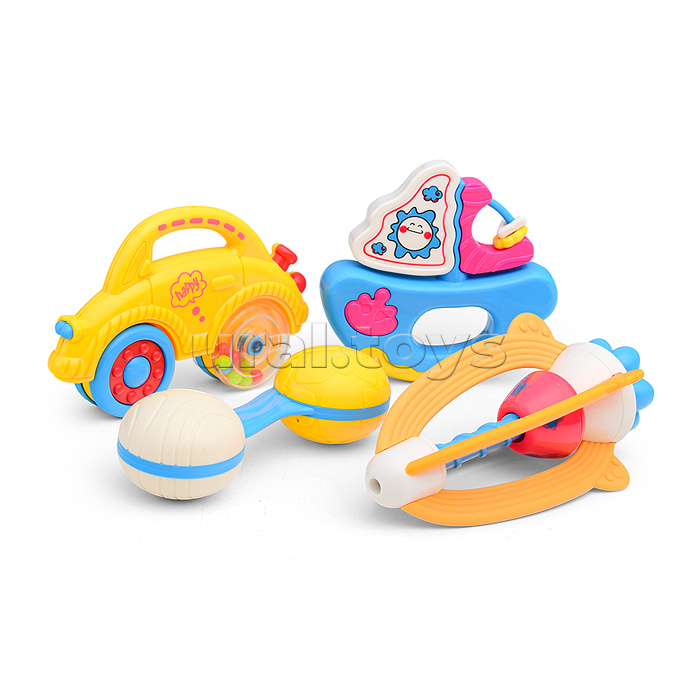 Набор погремушек "Путешествие" в пакете