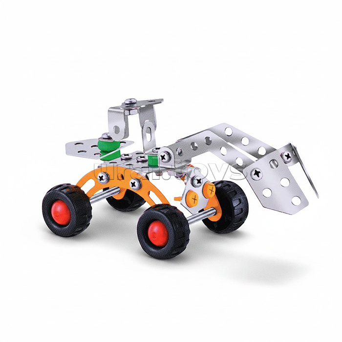 Конструктор "Экскаватор" (75 дет.) металл, в коробке